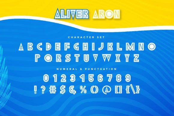 Aliver Aron Font - Preview 3