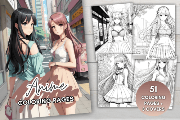 Anime Coloring Pages