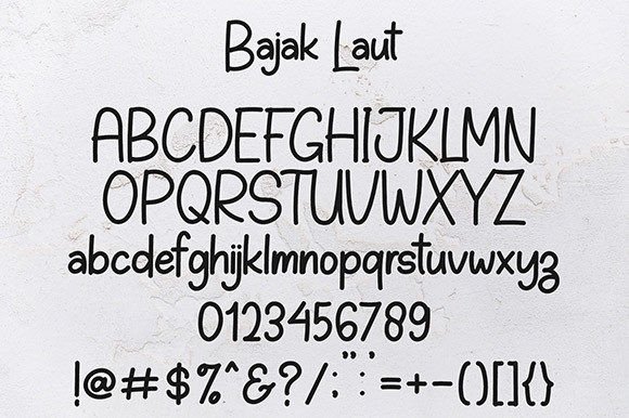 Bajak Laut Font - Preview 5