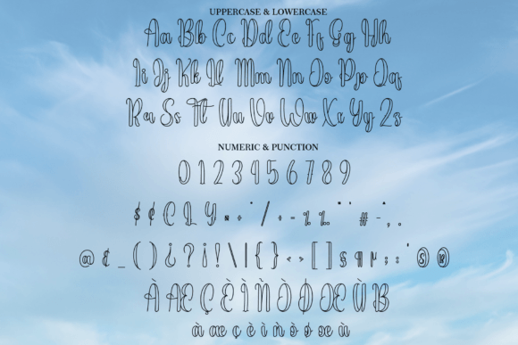 Blue Sky Font - Preview 6
