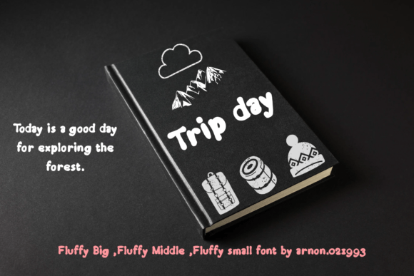 Fluffy Font - Preview 1