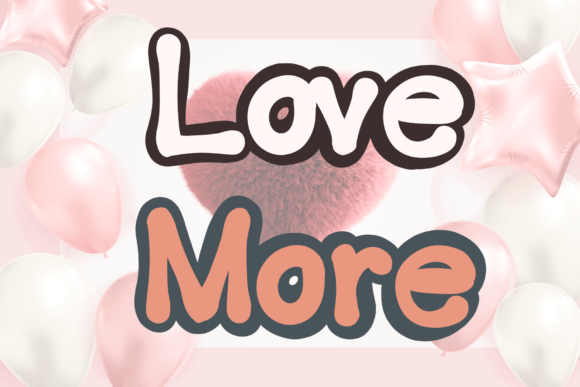 Fluffy Font - Preview 3