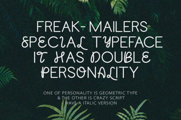 Freak Mailers Font - Preview 1