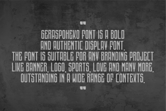 Geraspoheko Font PNG with transparent background - Preview 4