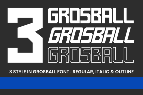 Grosball Font - Preview 3