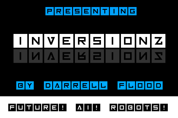 Inversionz Font font preview - 1
