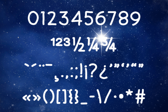 Mystic Polaris Font PNG with transparent background - Preview 2