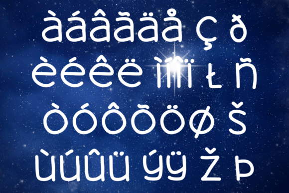 Mystic Polaris Font PNG with transparent background - Preview 4