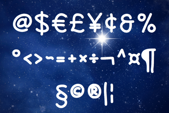 Mystic Polaris Font PNG with transparent background - Preview 5