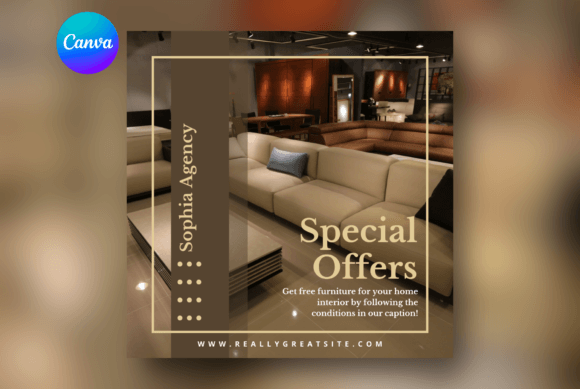 Preview of Real Estate Instagram Post Template real estate social media template