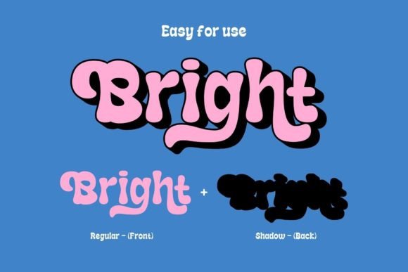 Retro Goldy Font PNG with transparent background - Preview 1