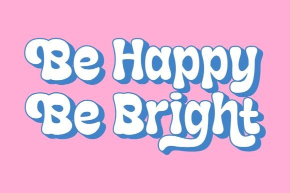 Retro Goldy Font PNG with transparent background - Preview 2