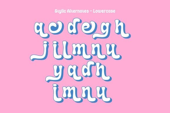 Retro Goldy Font PNG with transparent background - Preview 6