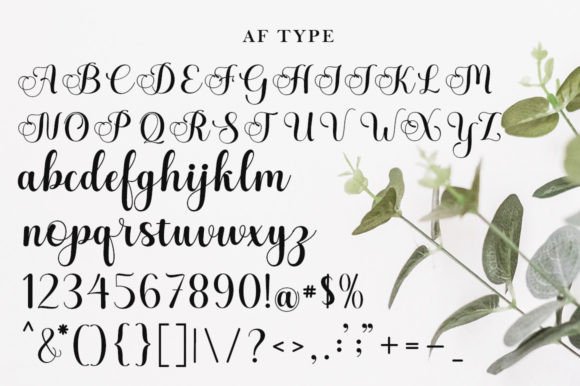 Andeya Font PNG with transparent background - Preview 3