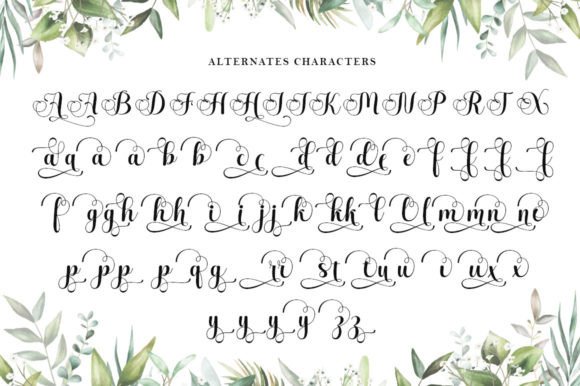 Andeya Font PNG with transparent background - Preview 4