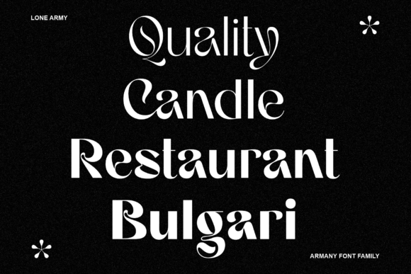 Armany Font - Preview 2