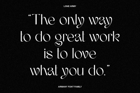 Armany Font - Preview 4