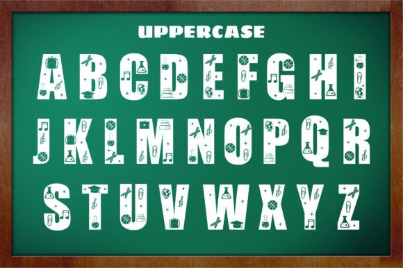 Back to School Font - Preview 1