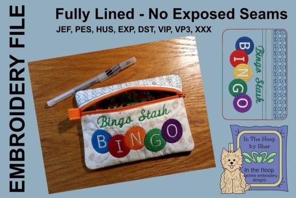 Bingo Zipper Bag