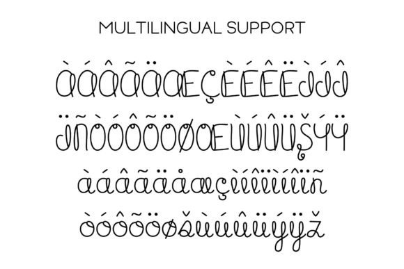 Cupcake Pro Font PNG with transparent background - Preview 2