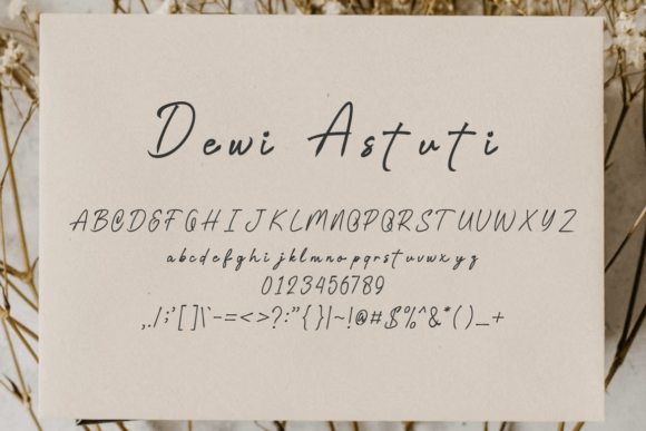Dewi Astuti Font - Preview 3
