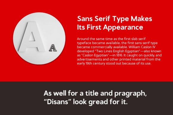 Disans Font PNG with transparent background - Preview 5