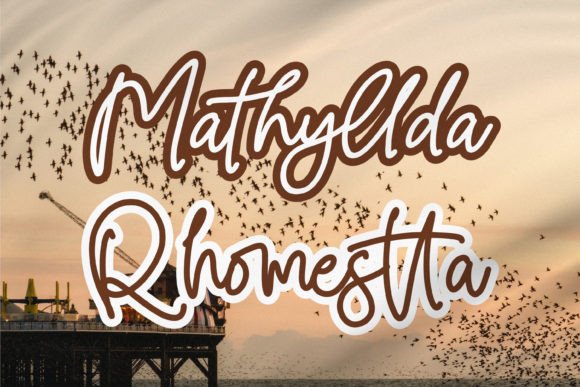 Donatally Font PNG with transparent background - Preview 2