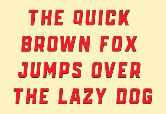 Fast Dot Font PNG with transparent background - Preview 1