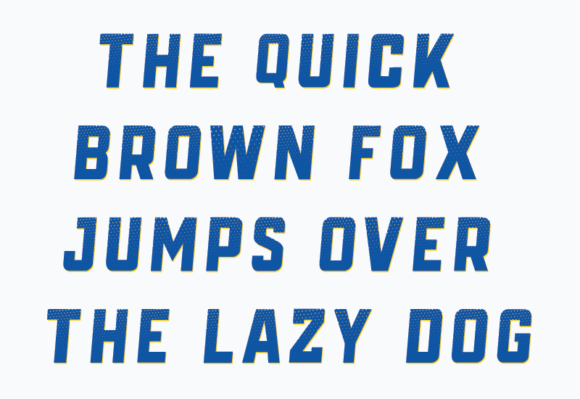 Fast Dot Font PNG with transparent background - Preview 2