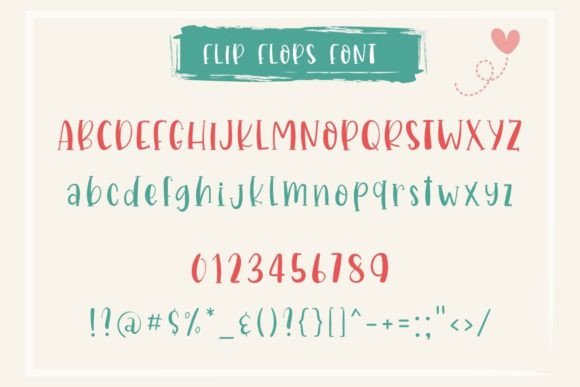 Flip Flops Font - Preview 5