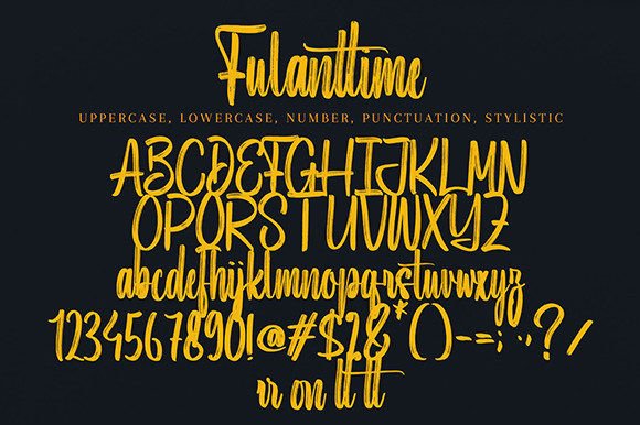 Fulanttime Font - Preview 6