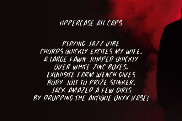 Ghamble Stroke Font - Preview 1