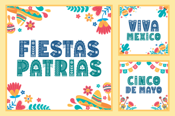 Kova Mexico Font PNG with transparent background - Preview 2