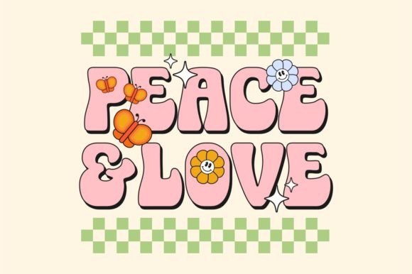Magic Flower Font PNG with transparent background - Preview 5