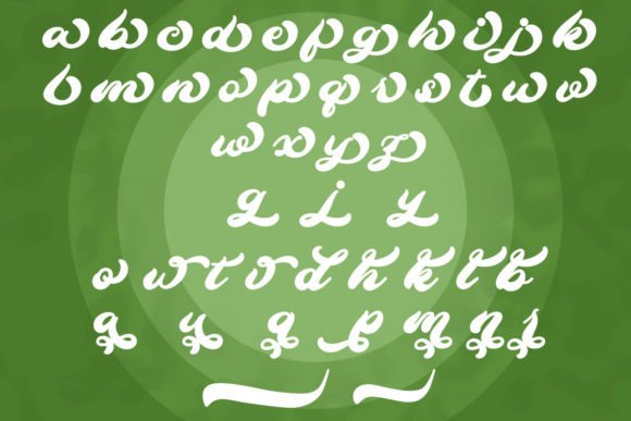 Mango Splash Font font preview - 6