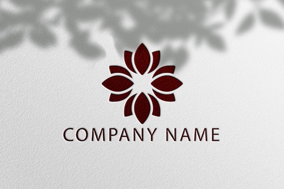 Minimal Flower Logo Minimal Spa Logo Tem