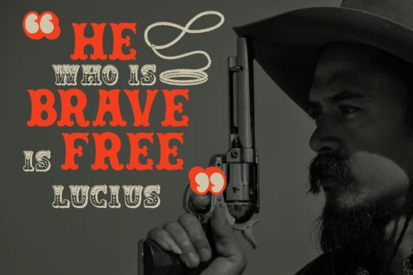 Rodeo Rebels Font PNG with transparent background - Preview 3
