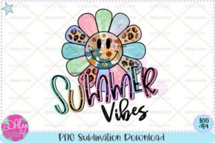 Summer Vibes Retro Daisy Flower PNG Graphic by WinnieArtDesign ...