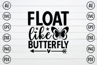 Float Like Butterfly SVG Graphic by Shifatcre4ation · Creative Fabrica