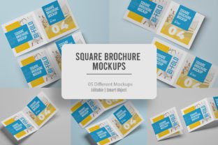 05 PSD Square Brochure Mockups Graphic by sujhonsharma · Creative Fabrica