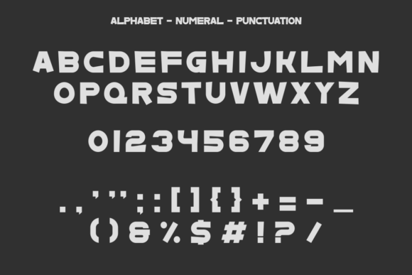 Aligater Font - Preview 1