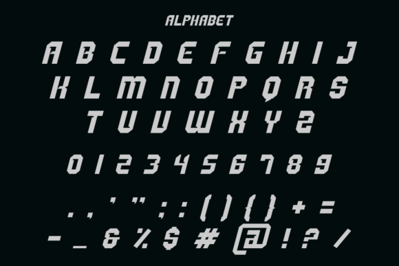 Blauserum Font - Preview 1