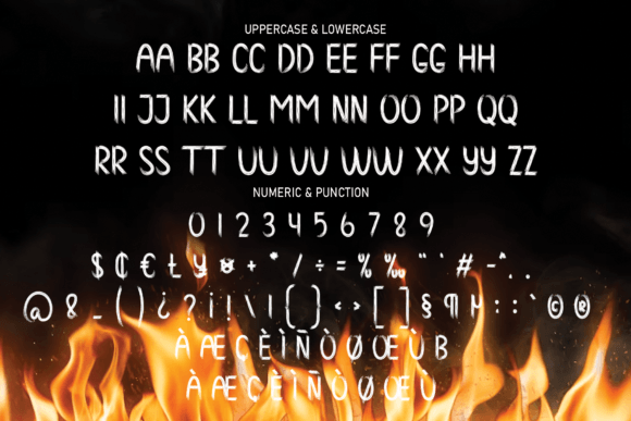 Black Fire Font - Preview 6