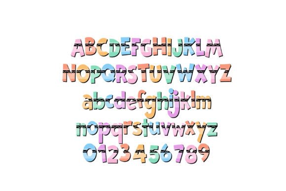 Crayon Pastel Font - Preview 1