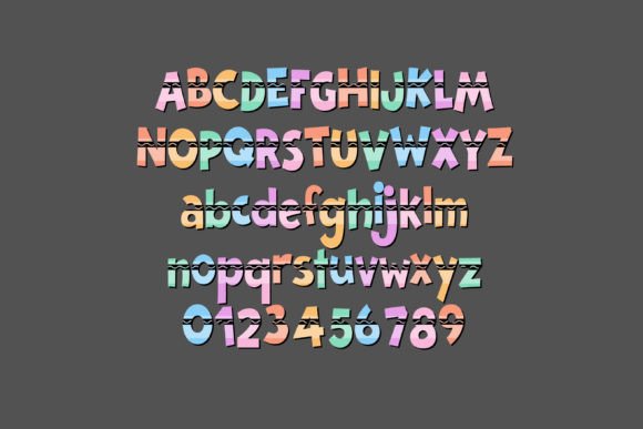Crayon Pastel Font - Preview 2
