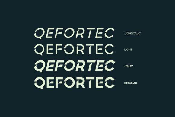 Efortec Font - Preview 3