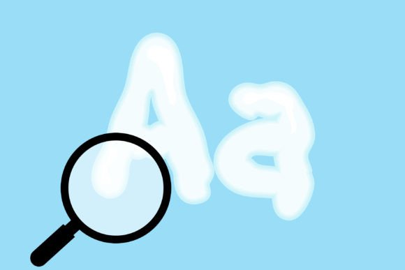 Glue Letters Font PNG with transparent background - Preview 5