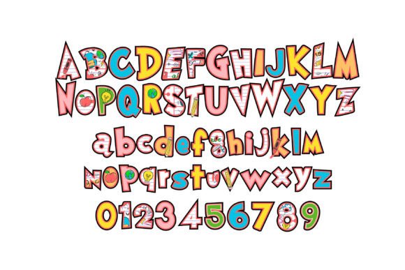 Going to School Font - Preview 1