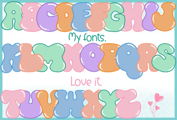 Groovy Color Font - Preview 1