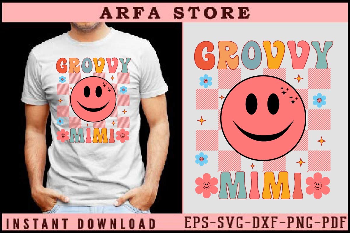 Groovy Mimi Graphic by ArFa · Creative Fabrica